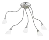 Details zu "Trio Deckenleuchte mit Flexarmen nickel matt"