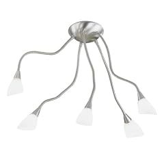 Trio Deckenleuchte mit Flexarmen nickel matt