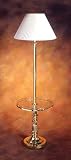 Anthony 3925FTR - Brass Cast Floor Lamp with Shelf