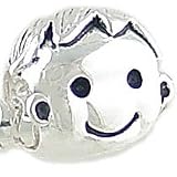 STERLING Silver BOY European BEAD Charm fits Pandora Biagi Chamilia Bracelet GIFT BOXED