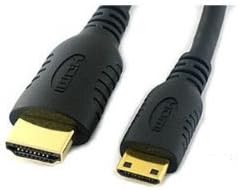 Menotek Gold Plated 3FT HDMI To Mini HDMI Cable Advanced High Speed Cat 2/Category 2 + Ethernet and 3D Audio Return Channel 1080P