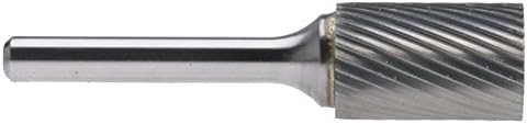 BUR-SA-6 5/8 " Style A (cylindrical) 1/4" Shank Single Cut Carbide Burr