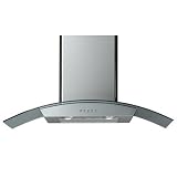 picture of Curved Canopy Wall Mounted Range Hood Width: 30