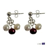 Mississippi State Bulldogs Fancy Gems Multi-Dangle Earrings