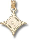 Furman Paladins Diamond with F 5 8 Pendant - 14KT Gold Jewelry