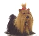 Plush Yvone Yorkshire Holiday Mini Flopsie 8"