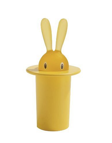 A di Alessi ASG16 Y \"MAGIC BUNNY\" Zahnstocherbeh&auml;lter, GELB Preisvergleich