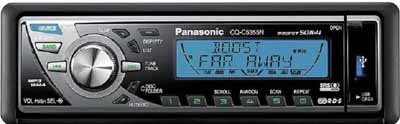 Panasonic CQ-C5355N CD / MP3 / WMA / AM/FM Car Player / Receiver with Front USB, Remote Control, Changeable Key Illumination, Variable 7 Colors