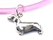 Sporting Goods : 8" Pink Dachsund Ankle Bracelet Sterling Silver Jewelry