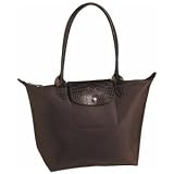 Longchamp Planetes Medium Tote, Ebony Croc