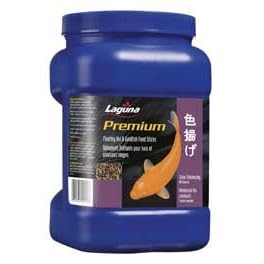 Laguna Koi and Goldfish Floating Food Sticks Color Enhancing 11 Oz - Laguna PT122 by Hagen