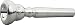 Schilke Standard Series Trumpet Mouthpiece Group I In Silver, 14A4a Silver