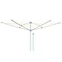 Moerman 88342 Laundry Solutions Multistage Heavy Duty 4-Arm Outdoor Umbrella Style Dryer 164 Feet Of Clothesline