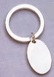 Sterling Silver Engraveable Key Ring