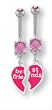 MINI PINK BEST FRIENDS BELLY RING