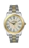 AK Anne Klein Two-tone Bracelet White Roman Dial Women's Watch #9147MPTT