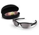 Oakley Flak Jacket Array XLJ (Asian Fit) Sunglasses Jet Black/ Slate, G30, H.I Yellow