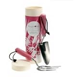 Review   / Pink Garden Tools Set Gift Boxed - Hand Trowel and Hand Fork