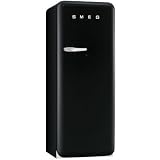 Smeg FAB28QNE 60cm Fridge with Ice Box in Black with Right Hand Hinge