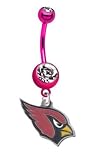 Arizona Cardinals NFL PREMIUM Pink Titanium Anodized Sexy Belly Button Navel Ring Amazon.com