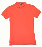 31L3h3gg6BL. SL160  Polo Ralph Lauren Men Custom Fit Mesh T shirt (Large, Orange)
