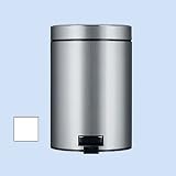 (109348) Brabantia Pedal Bin 3L White - Plastic Bucket