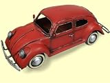 Red Volkswagen beetle, 35x12x13 cm Blechminiatur