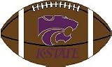 Kansas State Wildcats 24 x 15 Football-Shaped Rug
