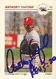 Anthony Telford, Rochester Red Wings - Orioles Affiliate Autographed Card