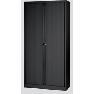 BISLEY ROLLADESCHRANK ROLLLADENSCHRANK AKTENSCHRANK BÜROSCHRANK EURO SCHRANK SCHWARZ