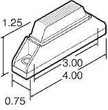 Truck-Lite Red, 35 Series Marker & Clearance Lamp 12v 35880R