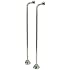 Kingston Brass CC461 Single Offset Bath Supply Lines 22-Inch Length, Polished Chrome