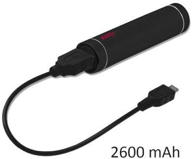 Voltix 2600mAh Portable Power Bank for Tablets & Smartphones - Metal Black