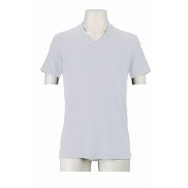 グンゼ BODYWILD SPORTS クールメイクメッシュ VネックTシャツ ライトグレー BP1111