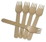 Eco-gecko Disposable Wooden Fork Heavy Weight 1000 / Case