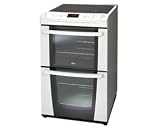 Zanussi Domestic Appliances 55cm Electric Cooker Double Oven White
