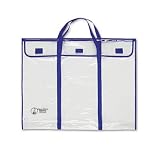 Bulletin Board Storage Bag, Expandable, Vinyl, 30x24