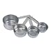 Faringdon Set Of 4 Stainless Steel Measuring Cups, 60, 80, 125, 250ml
