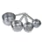 Faringdon Set Of 4 Stainless Steel Measuring Cups, 60, 80, 125, 250ml