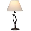 Textured Bronze-Finish Table Lamp
