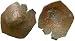 Bulgarian, Imitative of Alexis III, Billon Aspron Trachy, c. 1204 - 1220 A.D.; Bronze...
