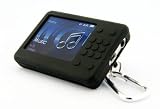 Tuff-Luv Slim&Lite Silicone skin case & Belt clip cover (For Creative Zen X-fi Xfi) - (Black)