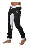 ES Collection "SP011 Casual Skinny Sweatpant", black-white, XL