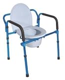 Commode Folding Medical Folding Metal Commode