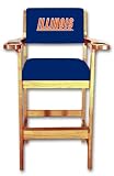 Illinois Fighting Illini Single Spectator Chair - Old World Mahogany Finish