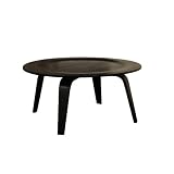 Baxton Studio Harper Mid-Century Modern Molded Plywood Coffee Table