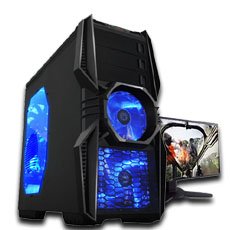 Microtel Computer AMTI7010 Liquid Cooling Gaming Computer with Intel 3.5GHz i7 2700K, 16 GB DDR3/1600, 2.0TB Hard Drive 7200RPM, Blu-Ray Drive, Nvidia Geforce 550 GTX-TI 1GB GDDR5, 700Watt PS, Microsoft Windows 7 Home Premium Full Version CD - 64 bit + WiFi