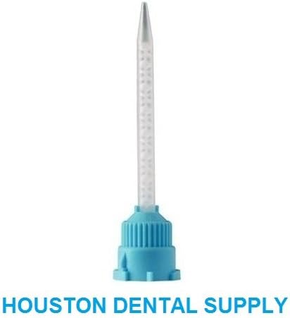 Dental Crown &amp; Bridge Mixing Tip Light Blue/Clear (in the tube) Bag of 25 US SELLER