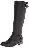 Dirty Laundry Women's City Slicker Smoo Riding Boot,Black,6 M US