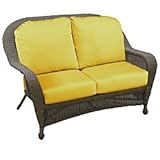 IMAGE OF Winchester Loveseat Cocoa - WINFIELD CAMEL STRIPE - Improvements